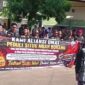 Aksi massa menuntut kasus perusakan cagar budaya Makam Sunan Bonang agar pelaku ditangkap