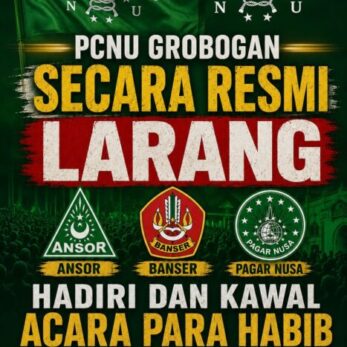 PCNU Grobogan dan Banser tak mau kawal habib